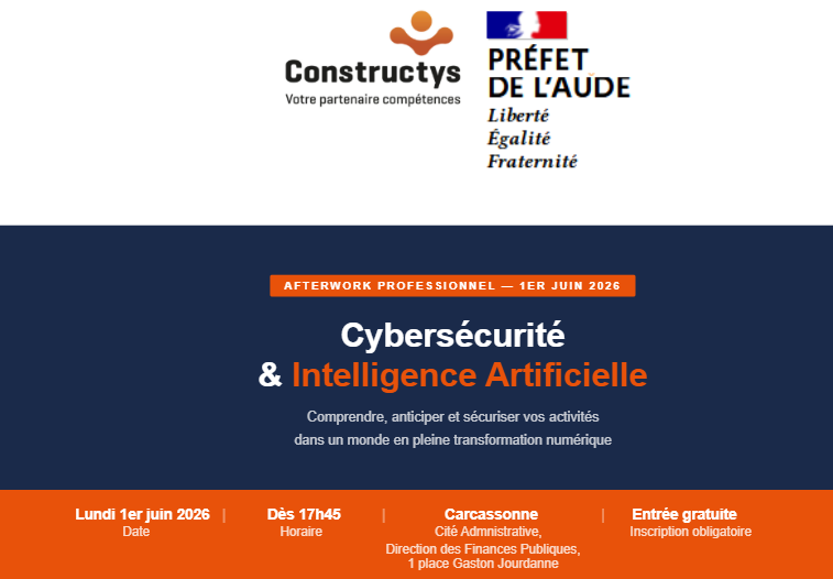Cybersécurité & Intelligence Artificielle&nbsp;: un afterwork pour anticiper les enjeux RH des entreprises du BTP